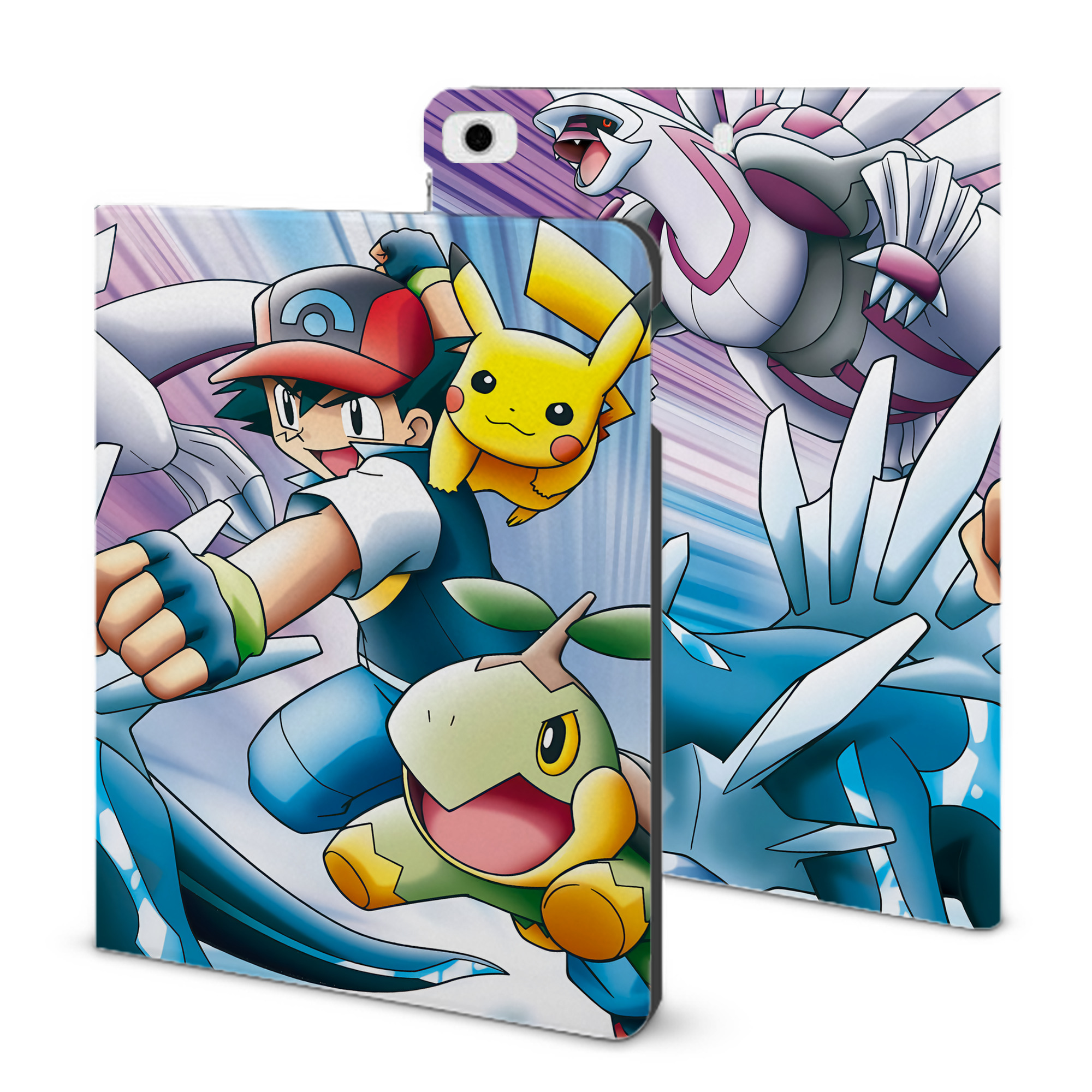 （画像用） ポケットモンスター Pokémon IPad ケース ブック型 PUレザー TPU 耐衝撃 軽量 薄型 ペン収納なし 全面保護 IPad 各モデル対応